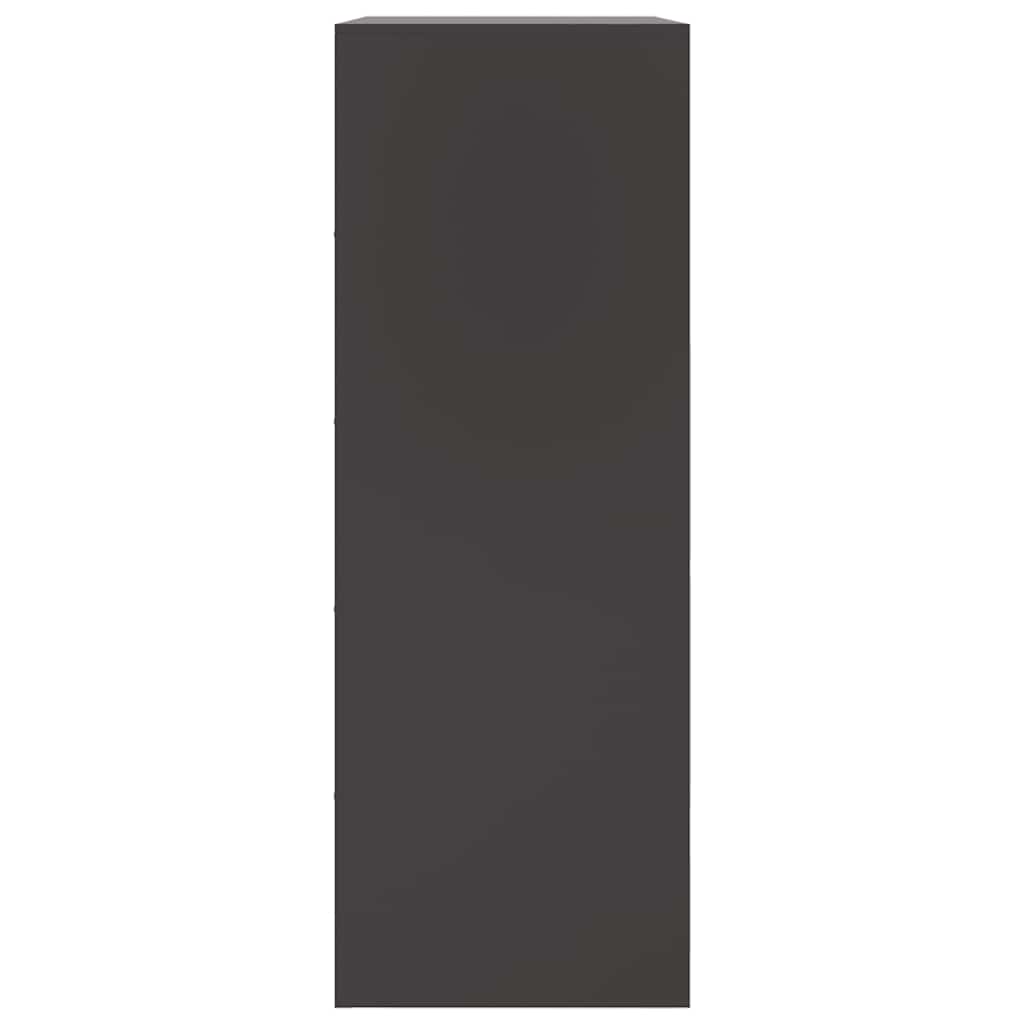 Sideboard Schwarz 67x39x107 cm Stahl