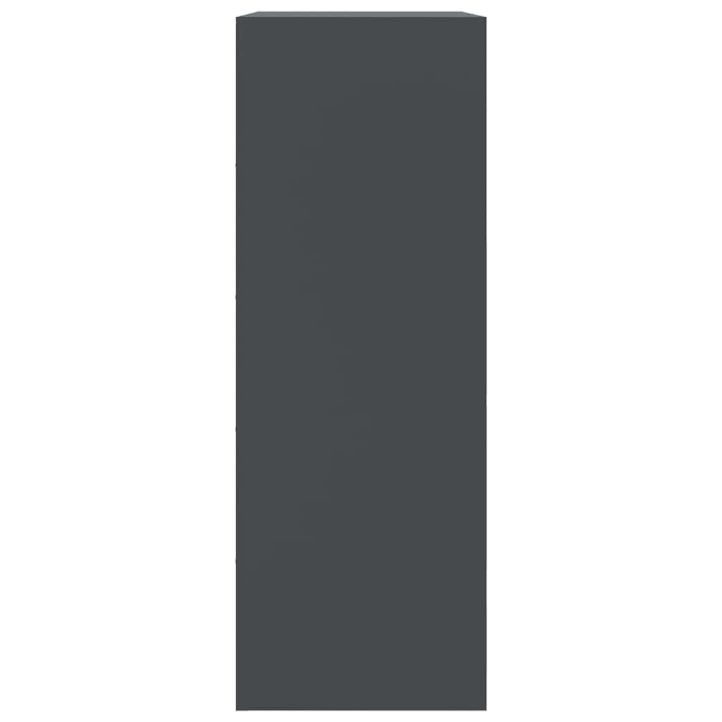 Sideboard Anthrazit 67x39x107 cm Stahl