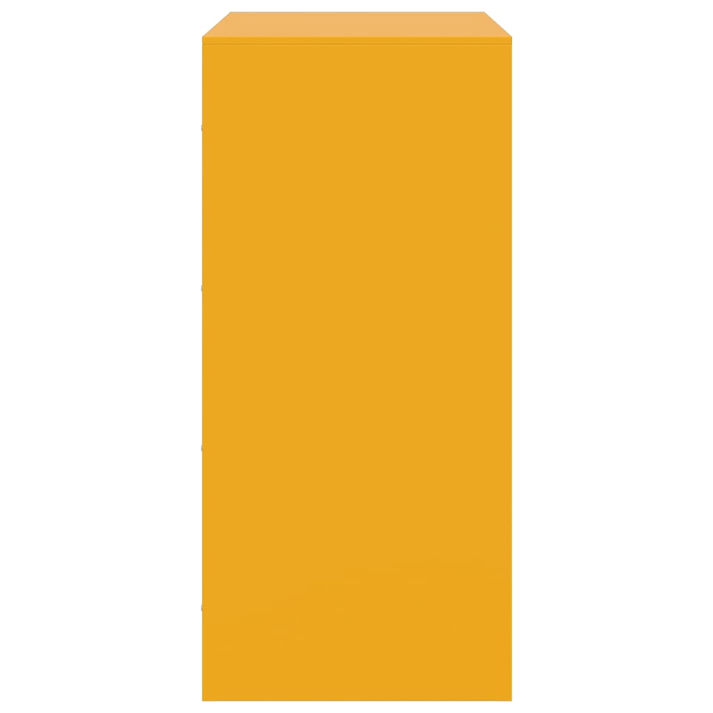 Sideboard Senfgelb 67x39x83 cm Stahl