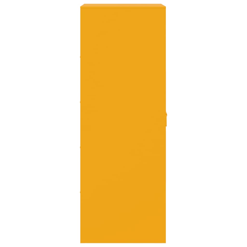 Sideboard Senfgelb 34,5x39x107 cm Stahl