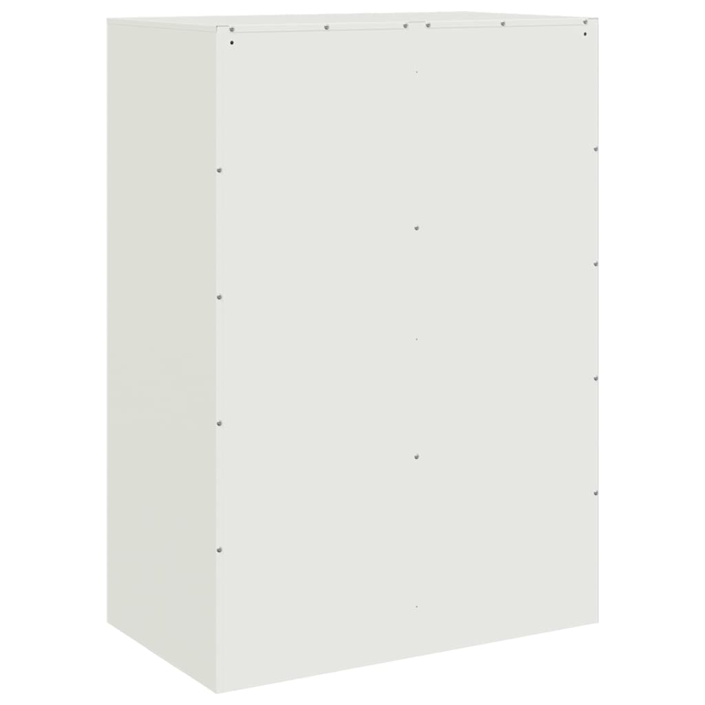Highboard Weiß 67x39x95 cm Stahl