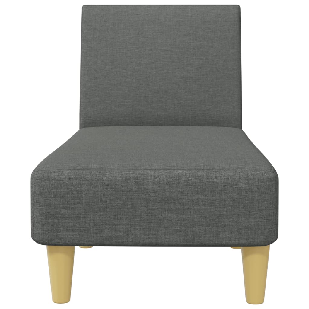 2-tlg. Sofagarnitur Dunkelgrau Stoff