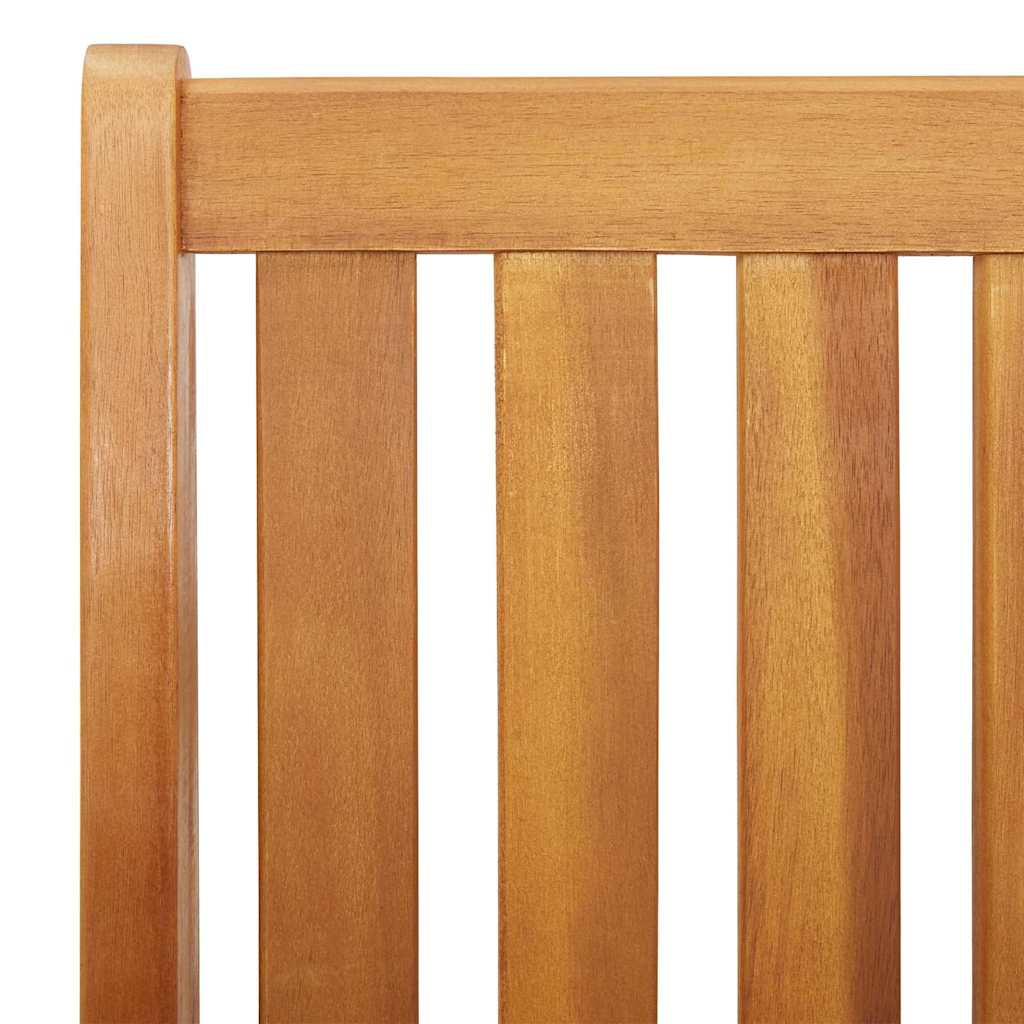 Outdoortisch-Set Braun Massives Akazienholz