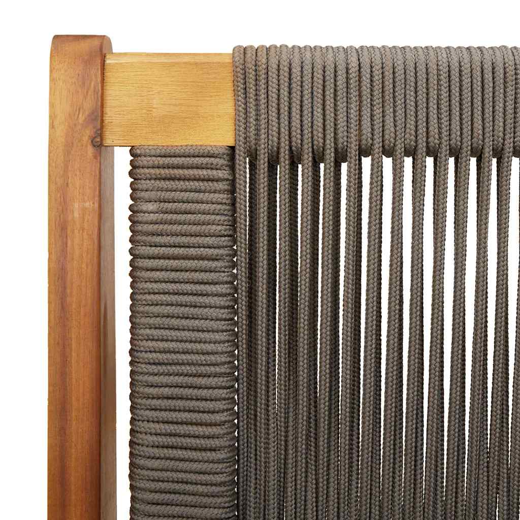 Gartenmöbel Grau 78 x 122 x 73cm Massivholz Akazie