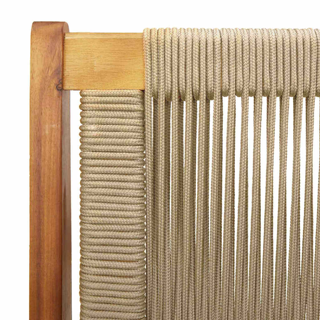 Gartenmöbel Beige 78 x 122 x 73cm Massivholz Akazie