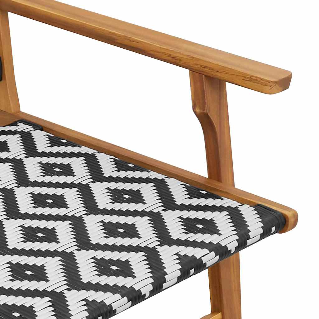 Gartenmöbel 2 pcs Weiß 67 x 78 x 73cm Massivholz Akazie