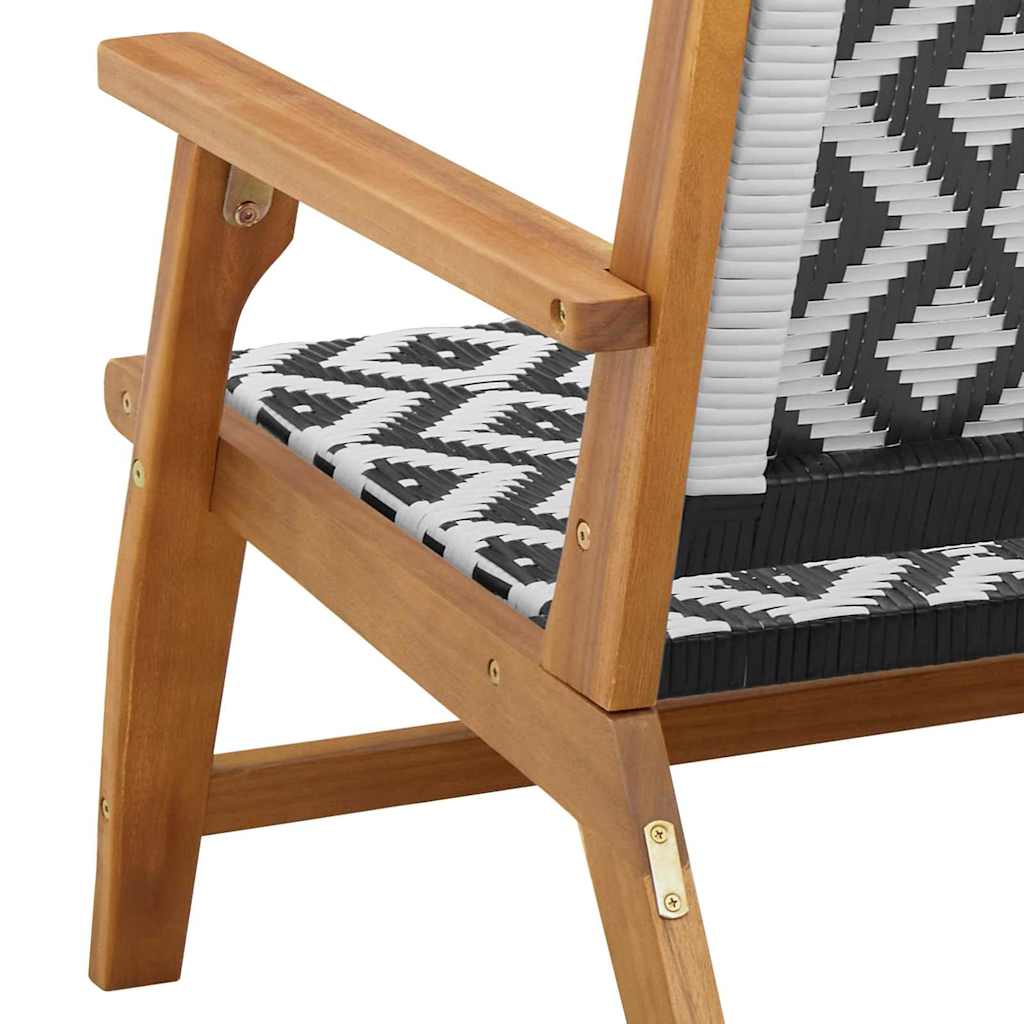 Gartenmöbel 2 pcs Weiß 67 x 78 x 73cm Massivholz Akazie