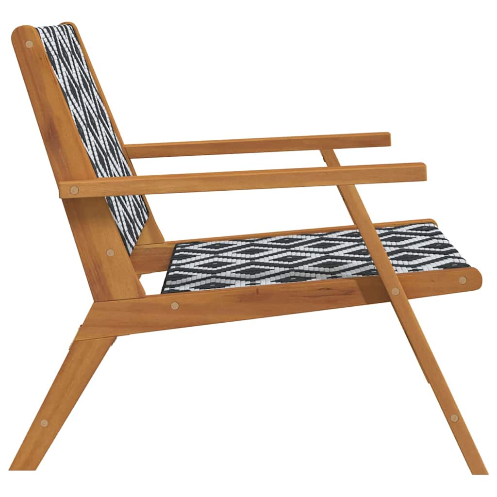 Gartenmöbel 2 pcs Weiß 67 x 78 x 73cm Massivholz Akazie