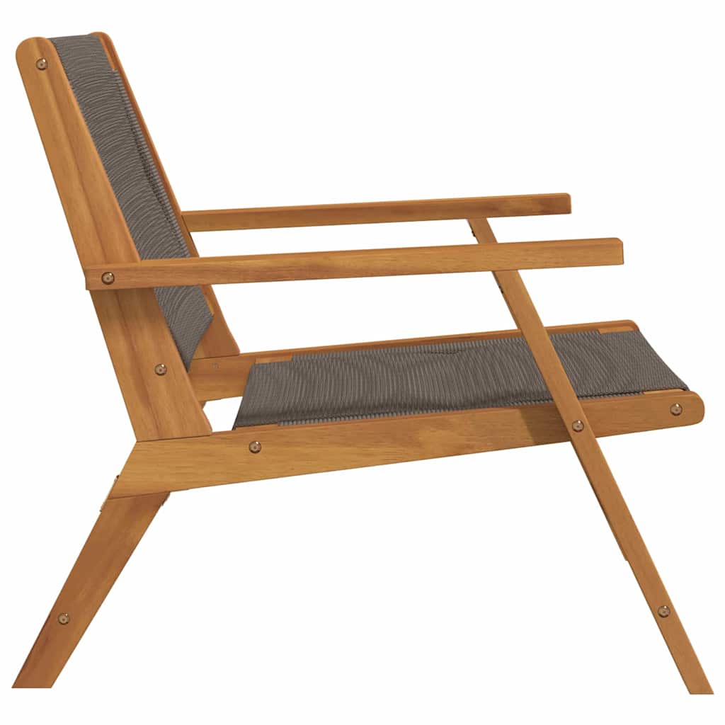 Gartenmöbel 2 pcs Grau 78 x 67 x 73cm Massivholz Akazie