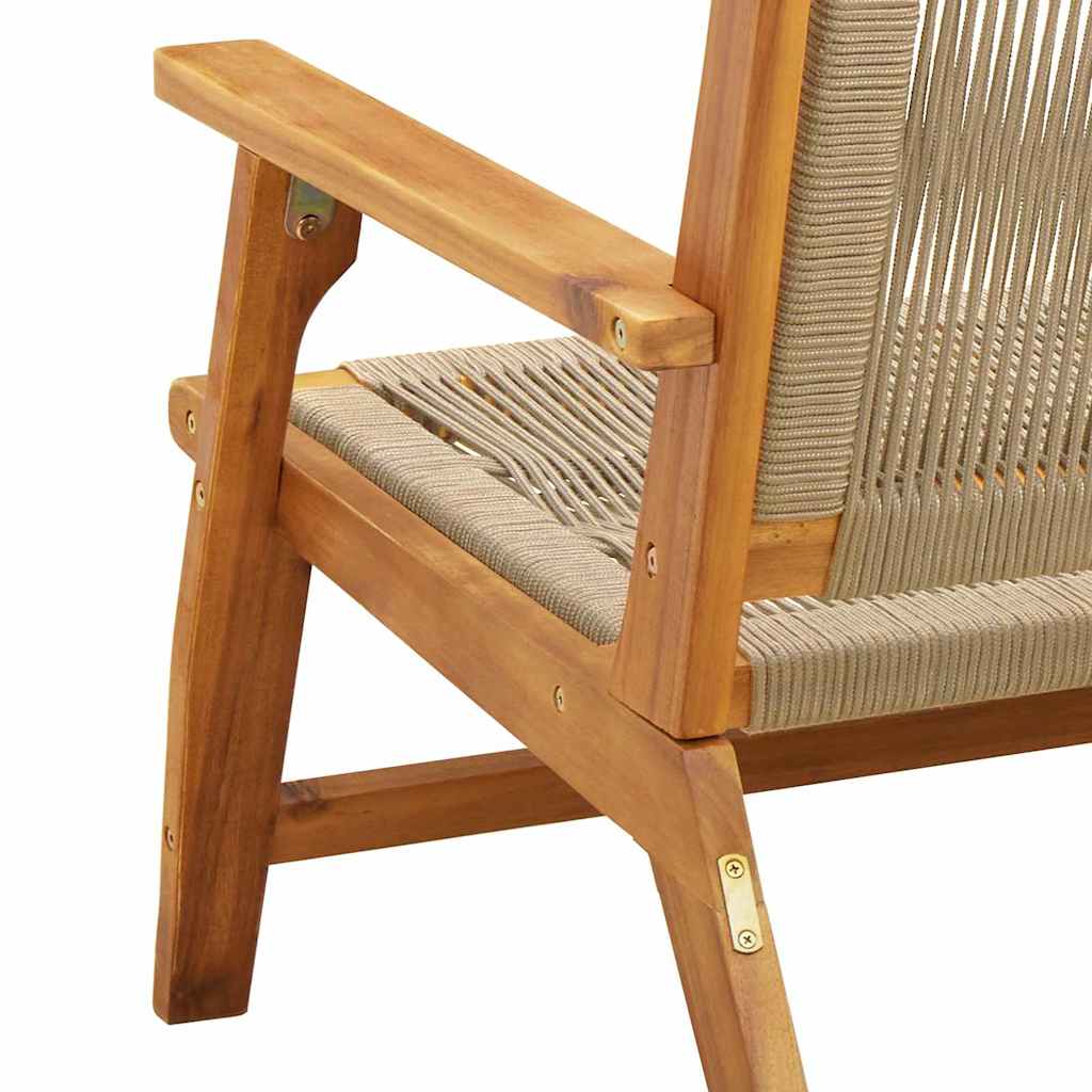 Gartenmöbel 2 pcs Beige 78 x 67 x 73cm Massivholz Akazie