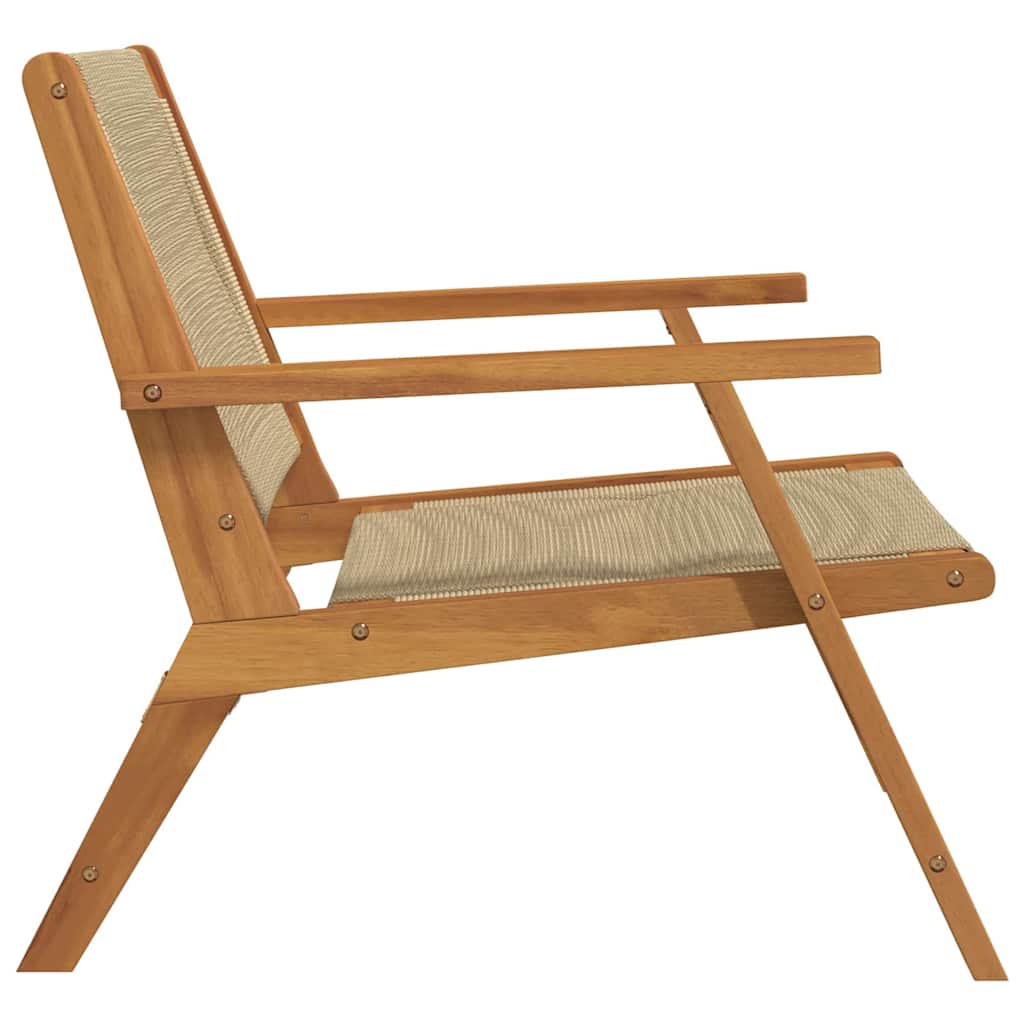 Gartenmöbel 2 pcs Beige 78 x 67 x 73cm Massivholz Akazie