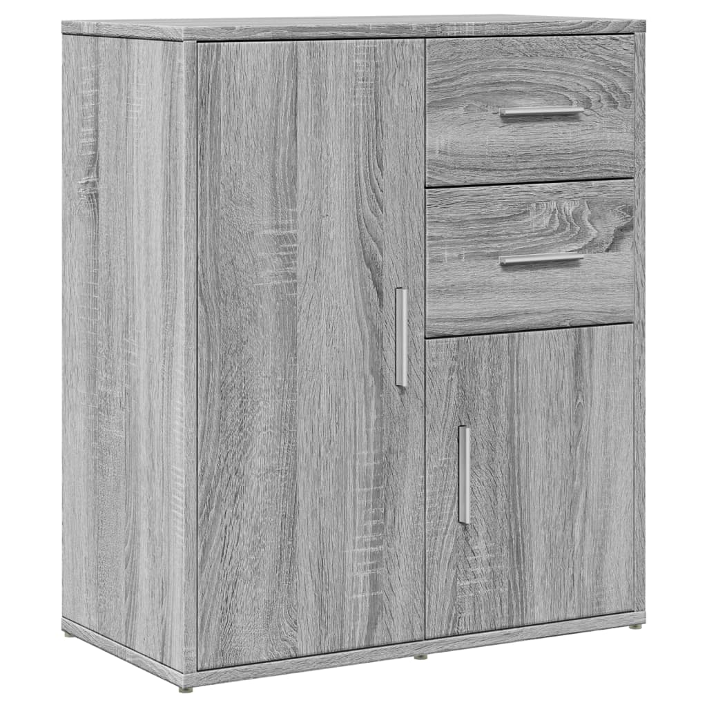 Sideboard Grau Sonoma-Eiche 60x31x70 cm Holzwerkstoff