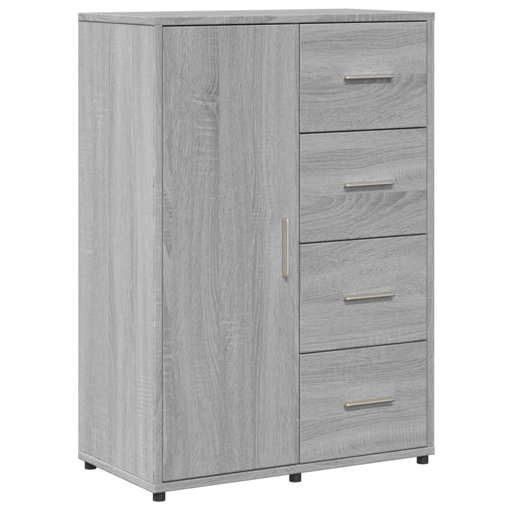 Sideboard Grau Sonoma 60x31x84 cm Holzwerkstoff