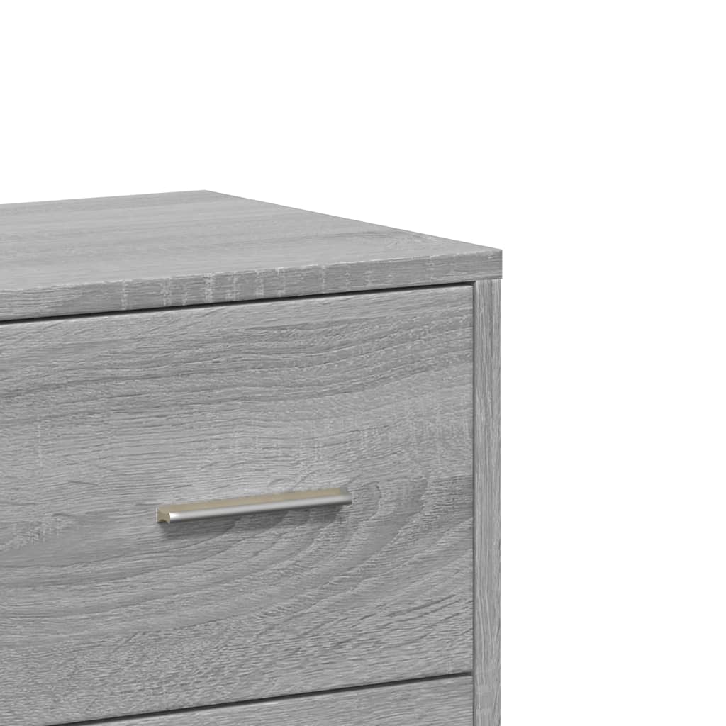 Sideboard Grau Sonoma 60x31x84 cm Holzwerkstoff