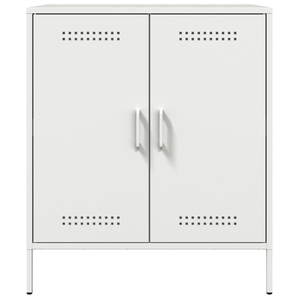 Sideboard Weiß 68x39x79 cm Stahl