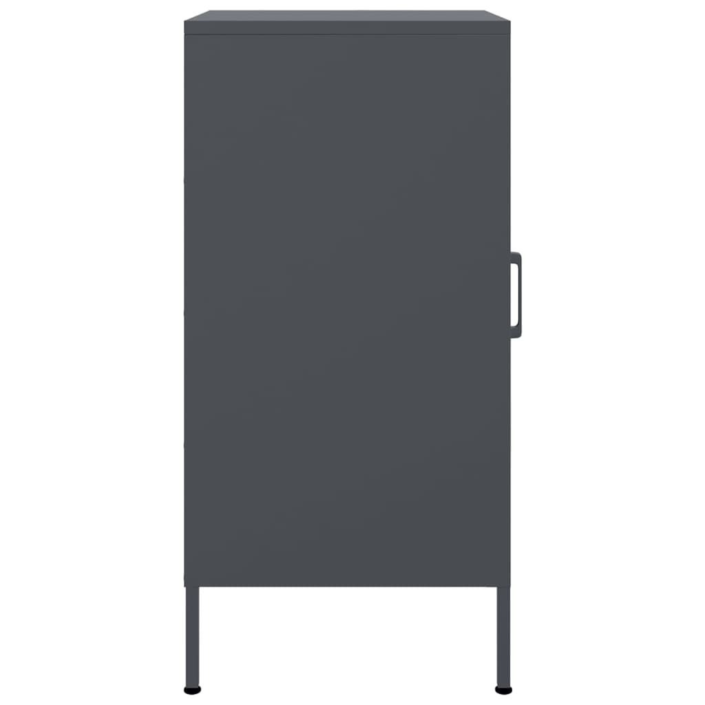 Sideboard Anthrazit 36x39x79 cm Stahl