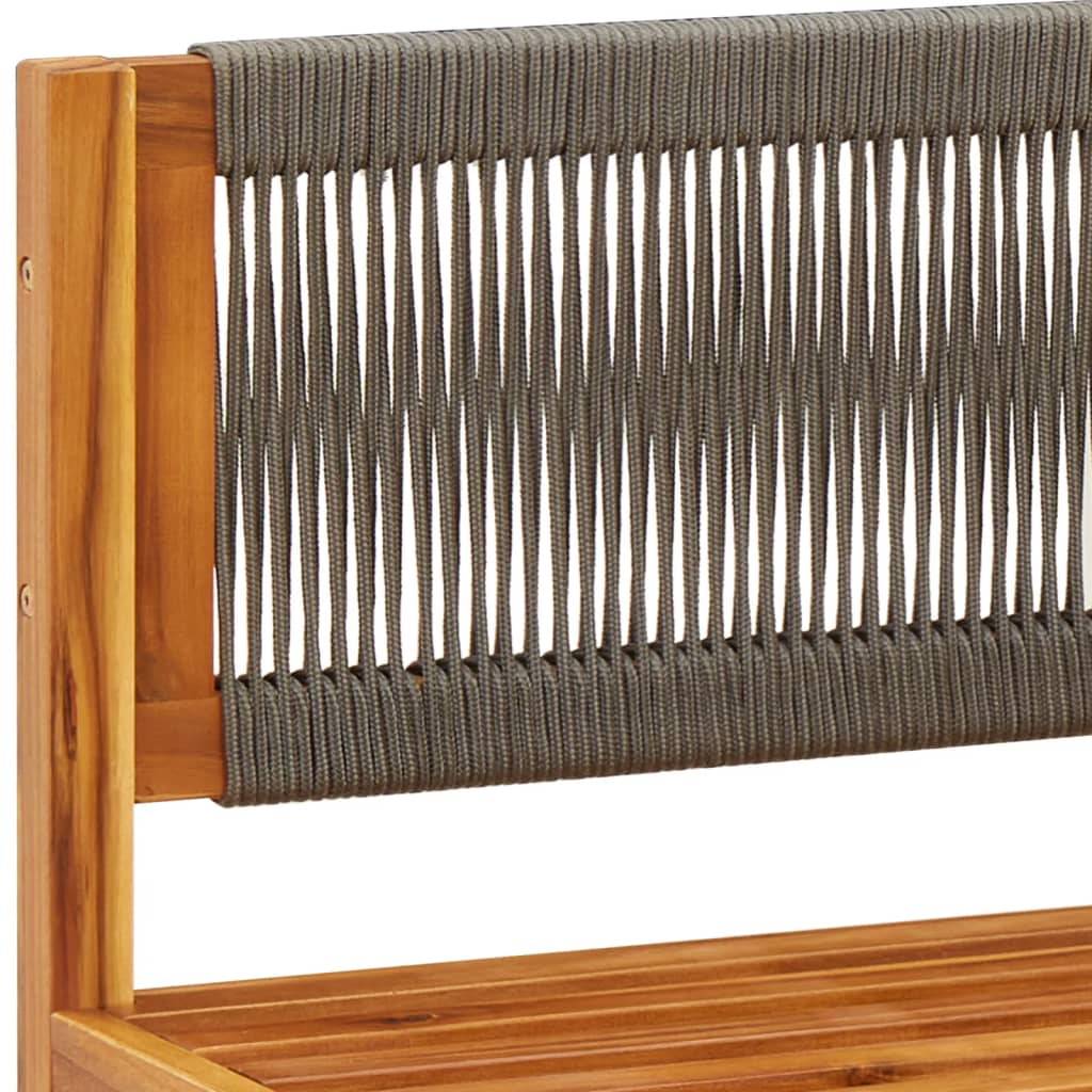 Gartensofa-Ecke mit Kissen Holz Akazie & Seil