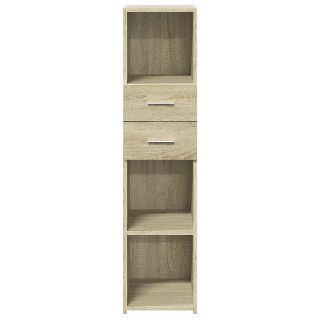 Highboard Sonoma-Eiche 30x42,5x124 cm Holzwerkstoff