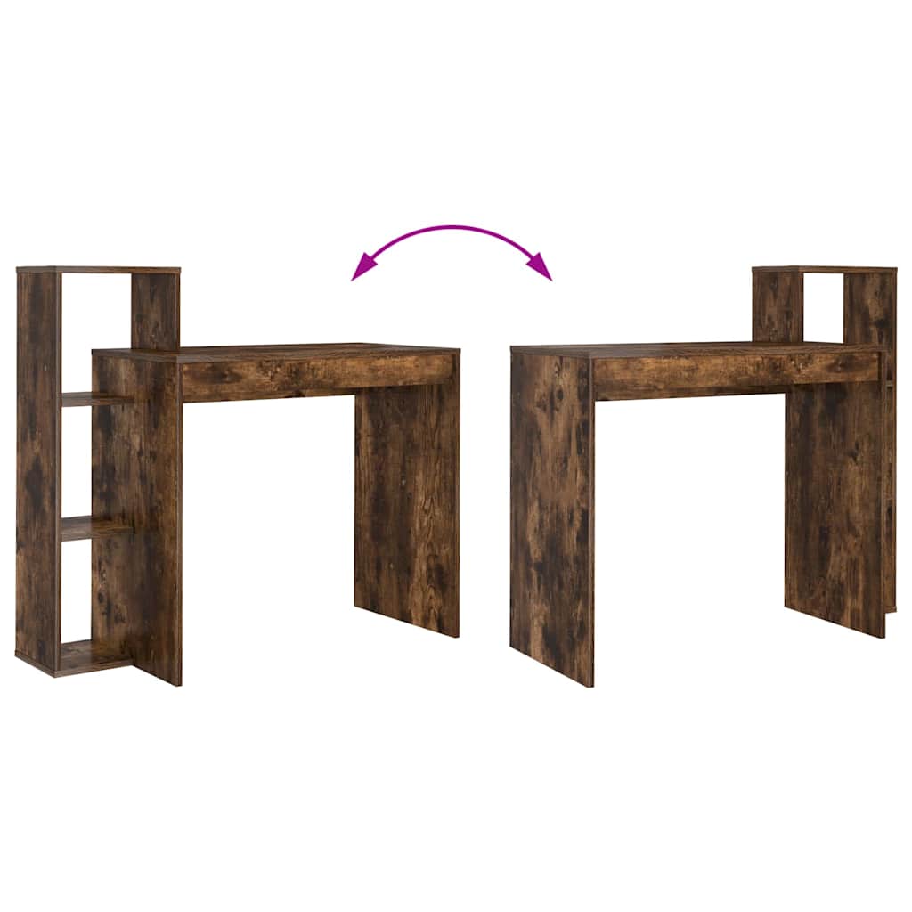 Schreibtisch Räuchereiche 100 x 40 x 90 cm Holzwerkstoff