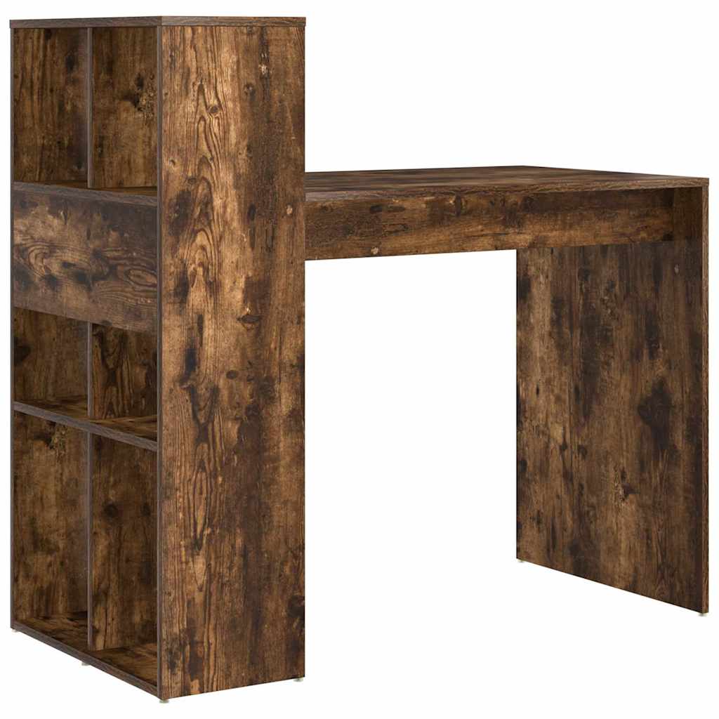 Tisch mit Regal Räuchereiche 108 x 55 x 103,5 cm Holzwerkstoff