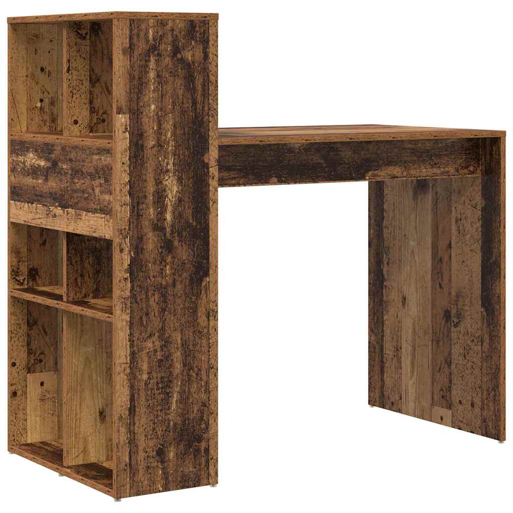Tisch mit Regal Altholz 108 x 55 x 103,5 cm Holzwerkstoff