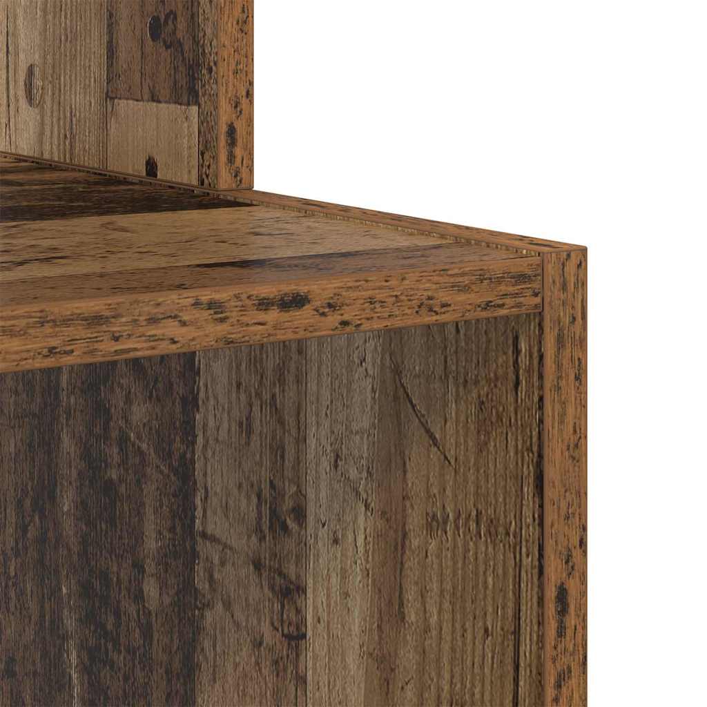 Tisch mit Regal Altholz 106 x 40 x 88,5 cm Holzwerkstoff