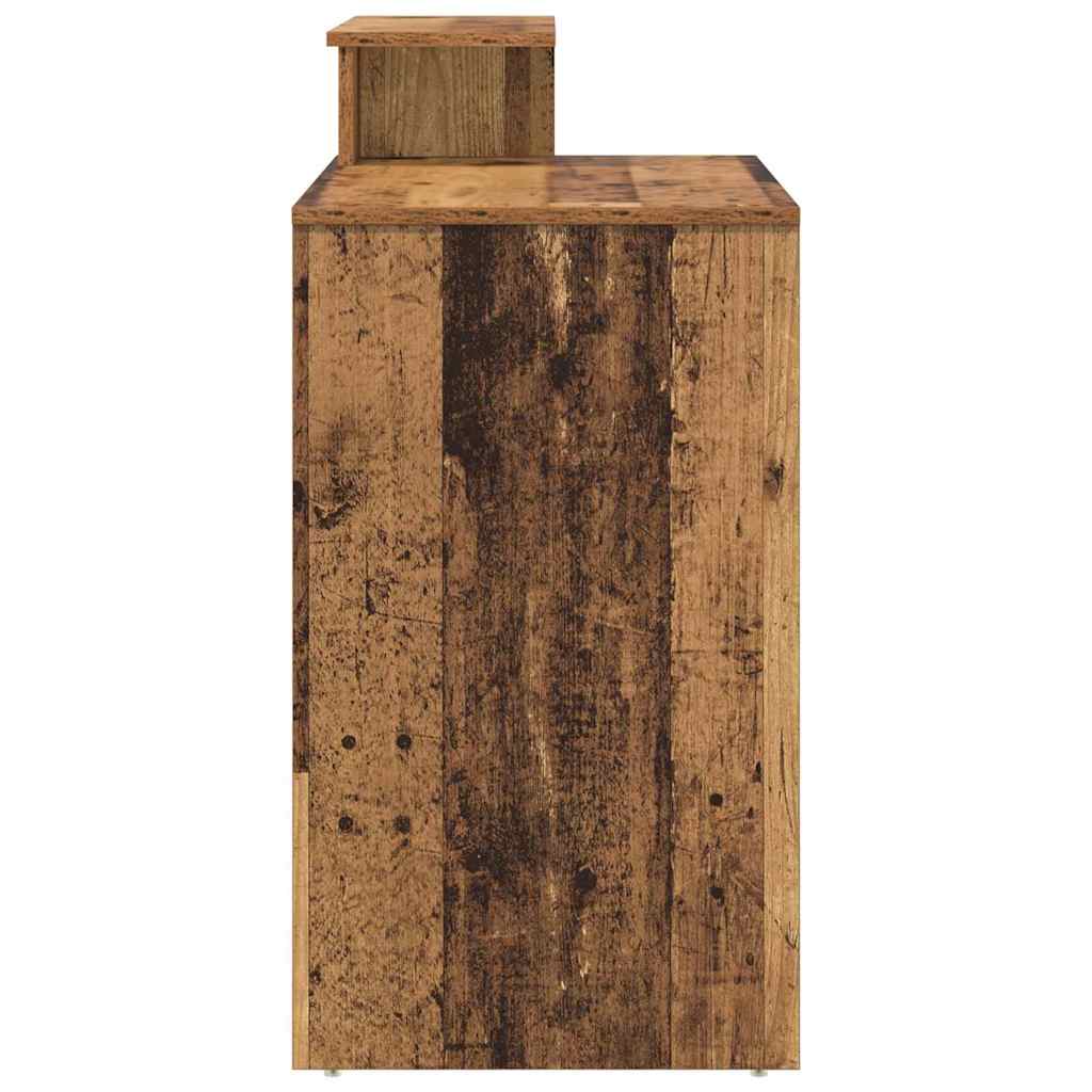 Tisch mit Stauraum Altholz 120,5 x 44 x 88,5 cm Holzwerkstoff