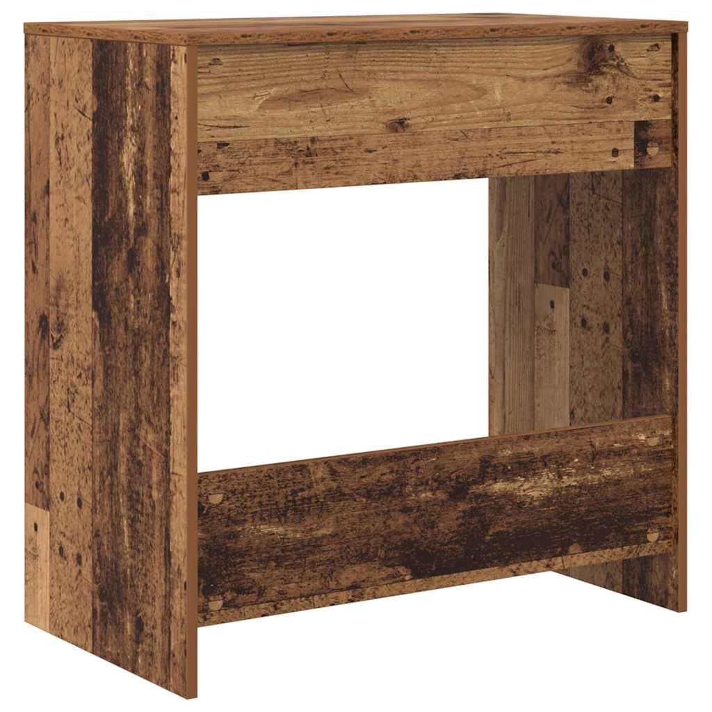 Tisch mit Regal Altholz 77,5 x 43 x 79 cm Holzwerkstoff