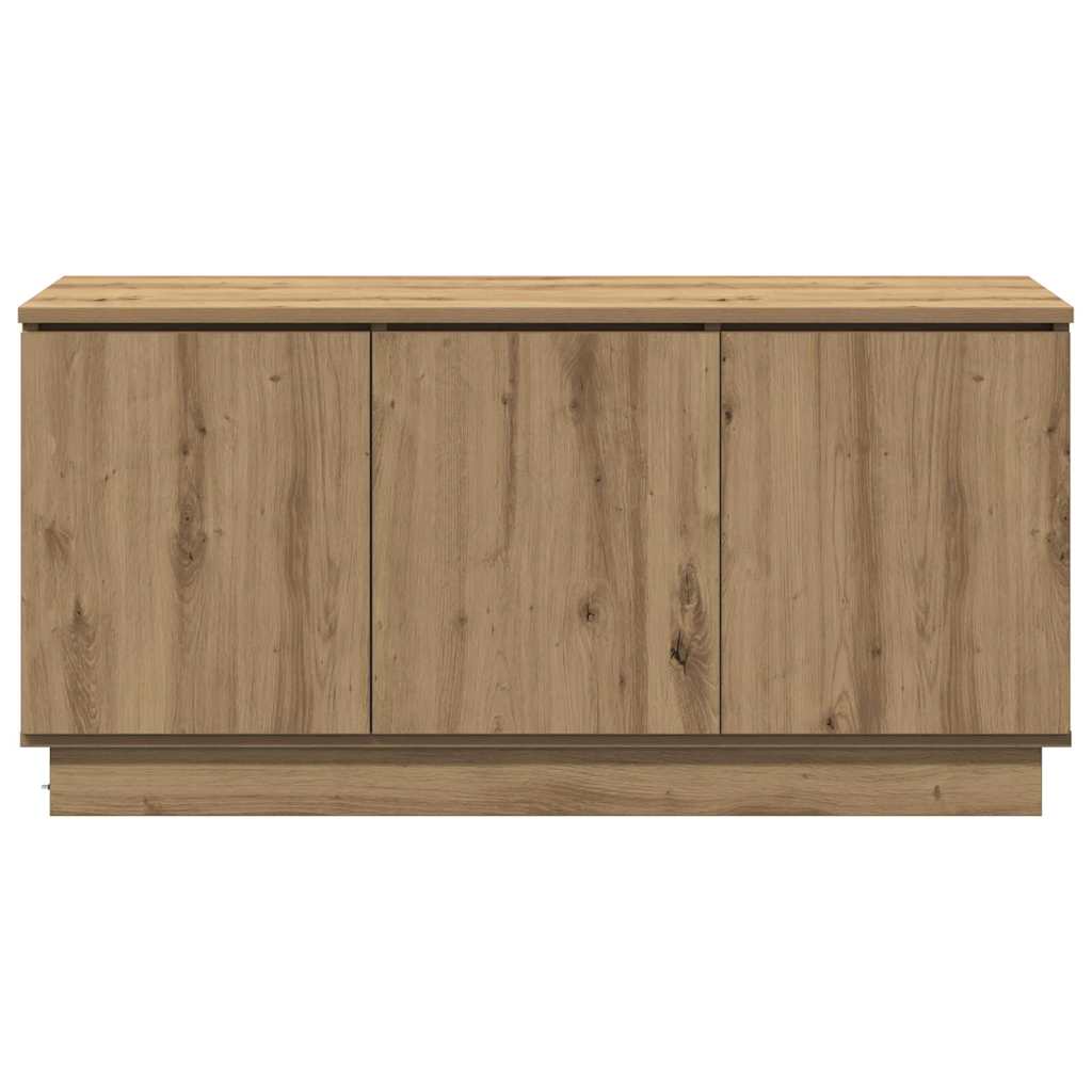 TV-Schrank mit LED Artisan-Eiche 100 x 38 x 49 cm Holzwerkstoff