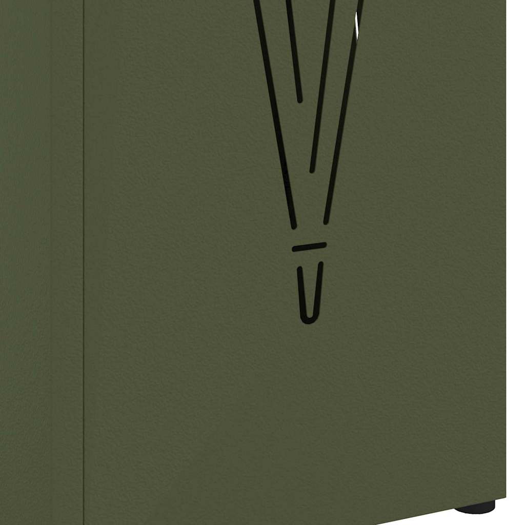 Sonnenschirmhalter Oliv 15,5 x 15,5 x 49 cm Metall