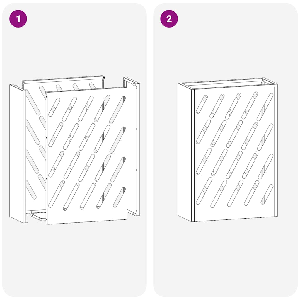 Sonnenschirmhalter mit Speicher Schwarz 28 x 12 x 41 cm Metall