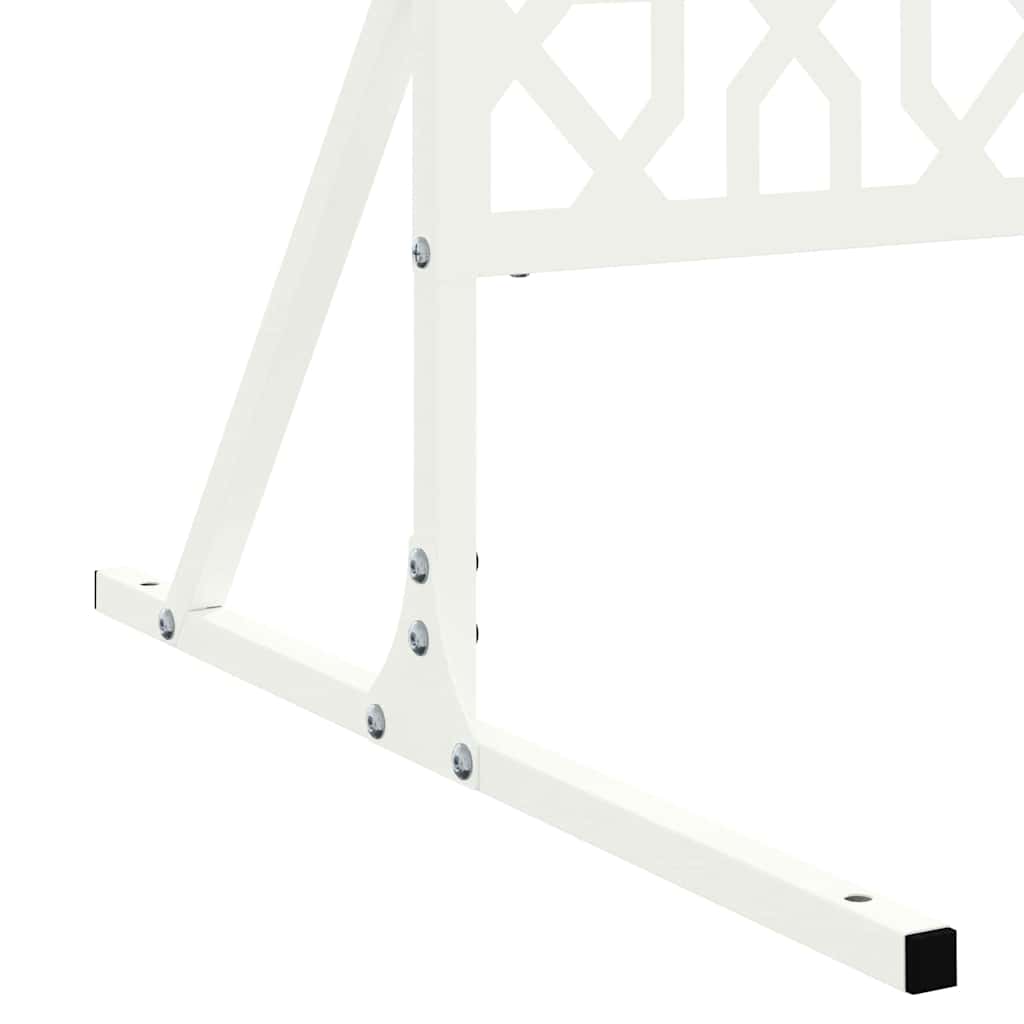 Sichtschutz Weiß Stahl