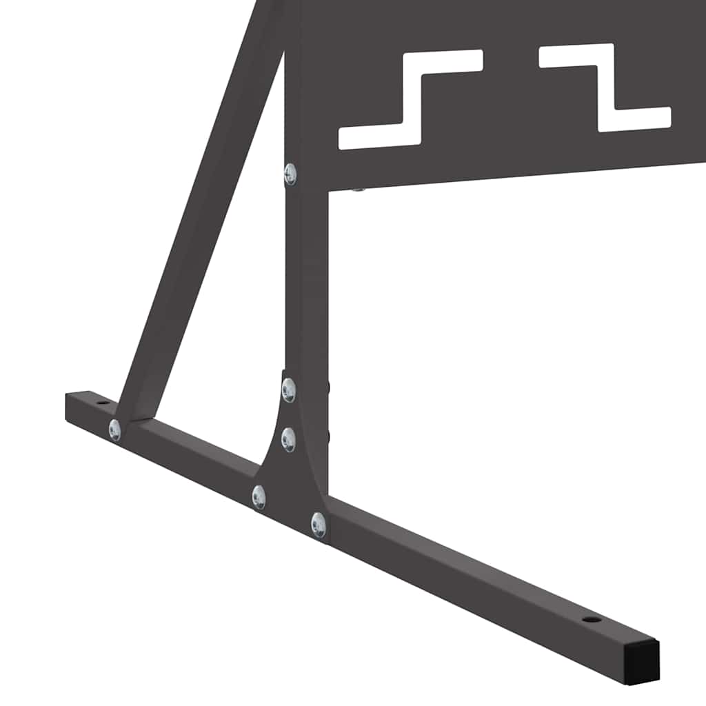 Sichtschutz Schwarz Stahl