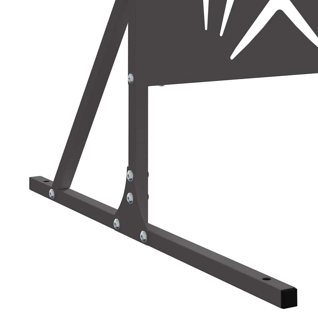 Sichtschutz Schwarz Stahl