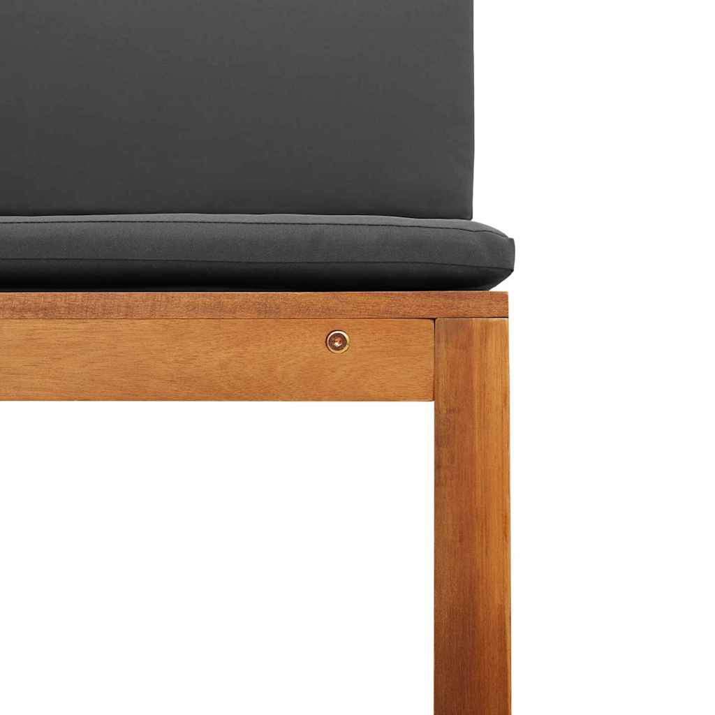 Gartenstuhl 2 pcs Braun 50 x 50 x 91cm Massivholz Akazie