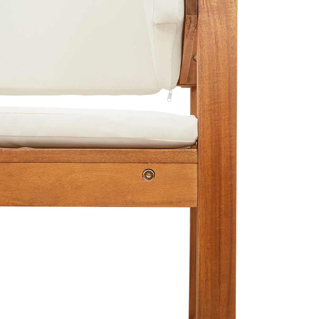 Gartenstuhl Braun 50 x 50 x 91cm Massivholz Akazie