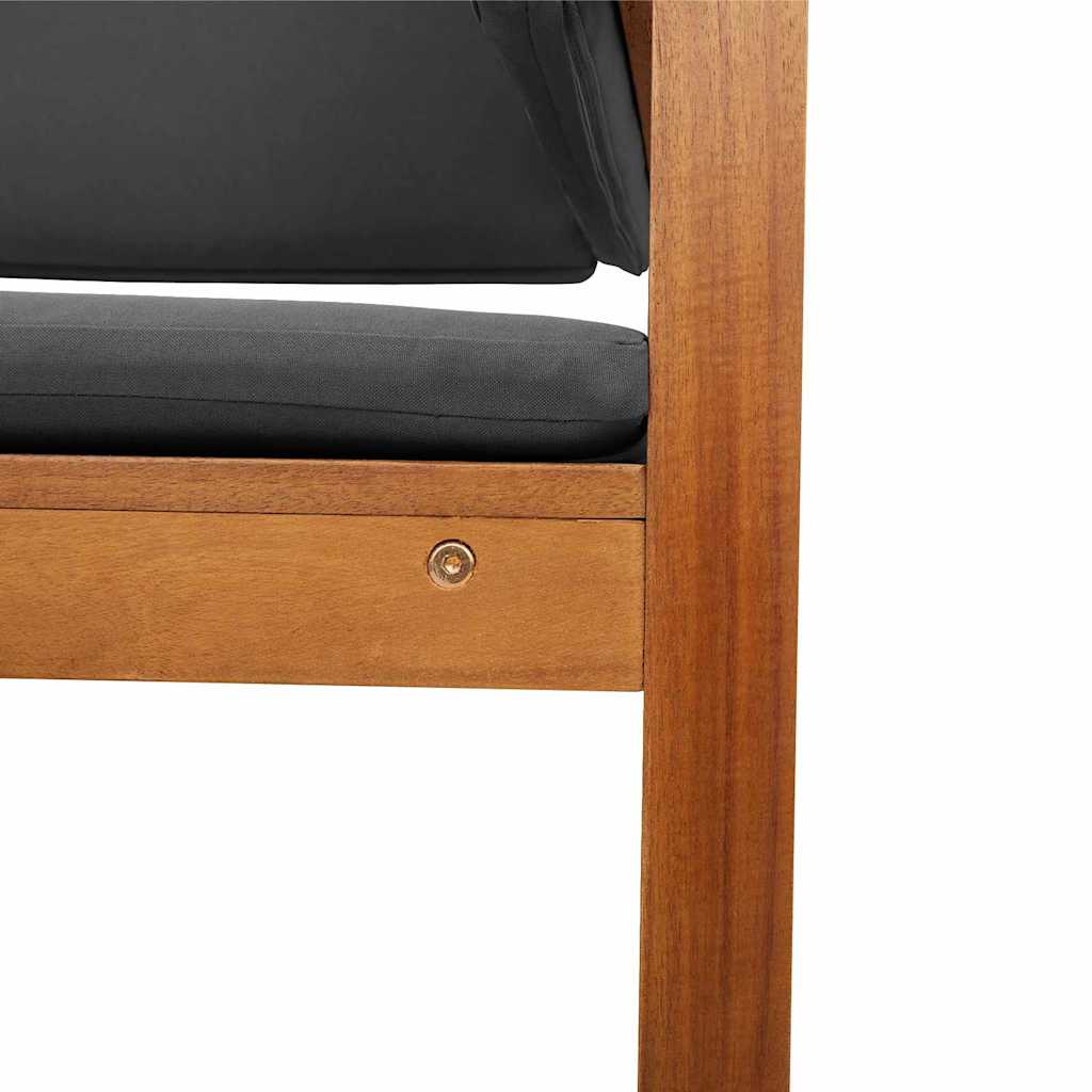 Gartenstuhl Braun 50 x 50 x 91cm Massivholz Akazie