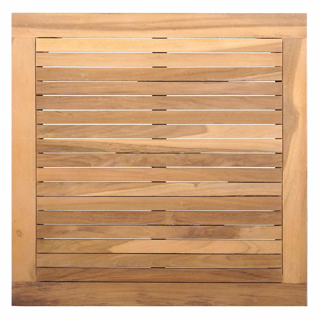 Gartenbank 2 pcs Braun Massivholz Teak