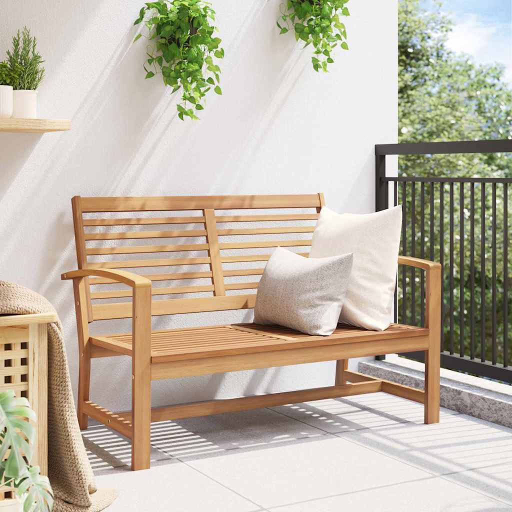 Gartenbank Natur 110 x 64 x 76.5 cm Teak-Massivholz