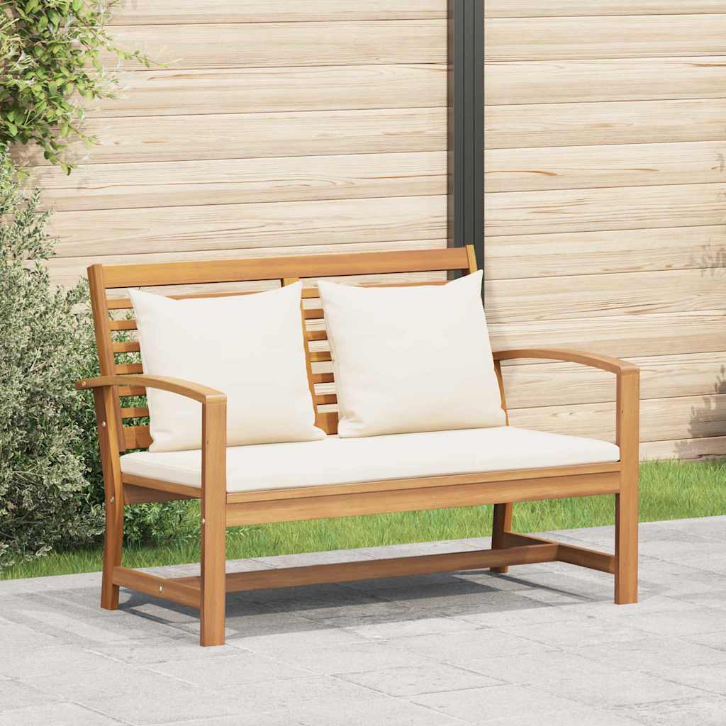 Gartenbank Natur 110 x 64 x 76.5 cm Teak-Massivholz