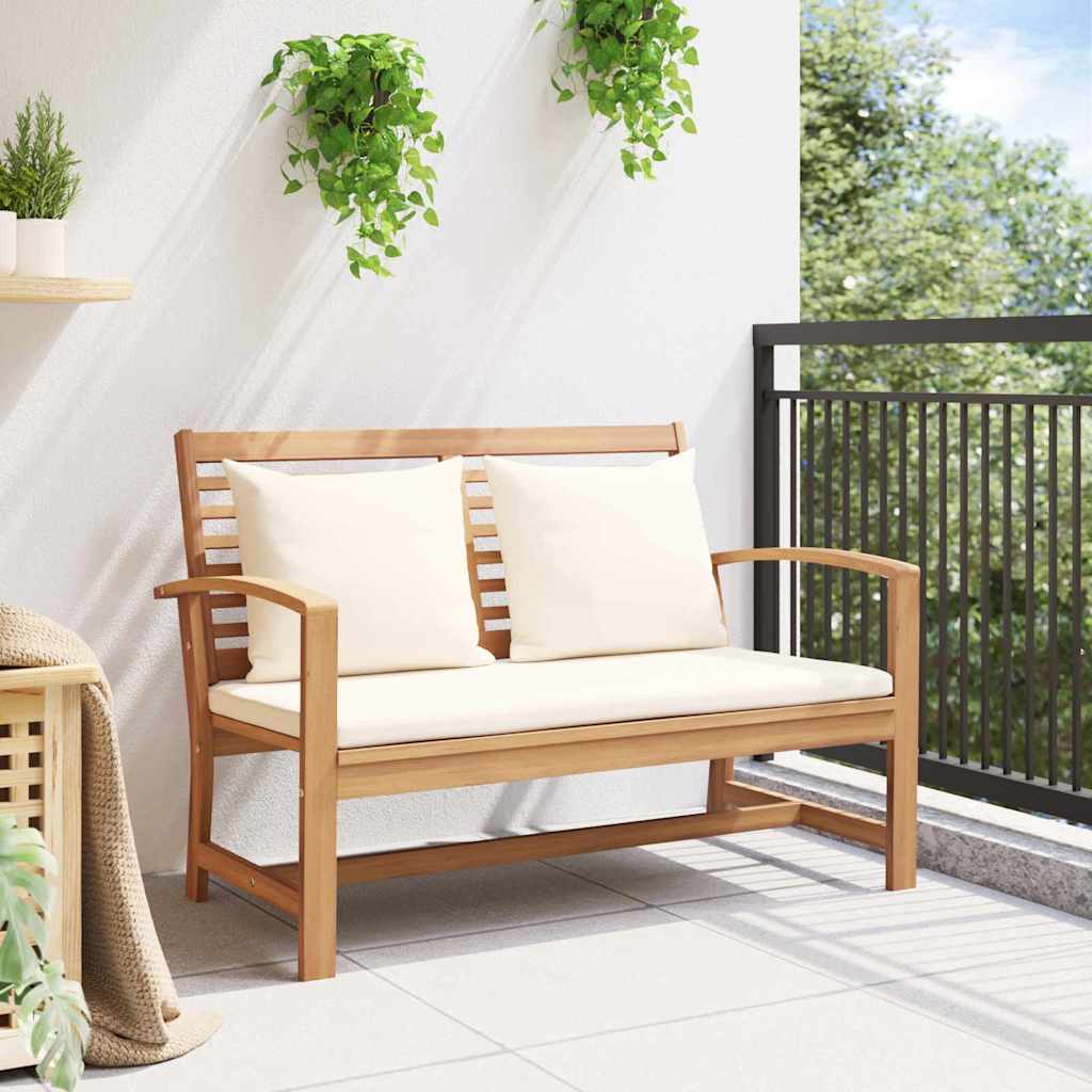 Gartenbank Natur 110 x 64 x 76.5 cm Teak-Massivholz