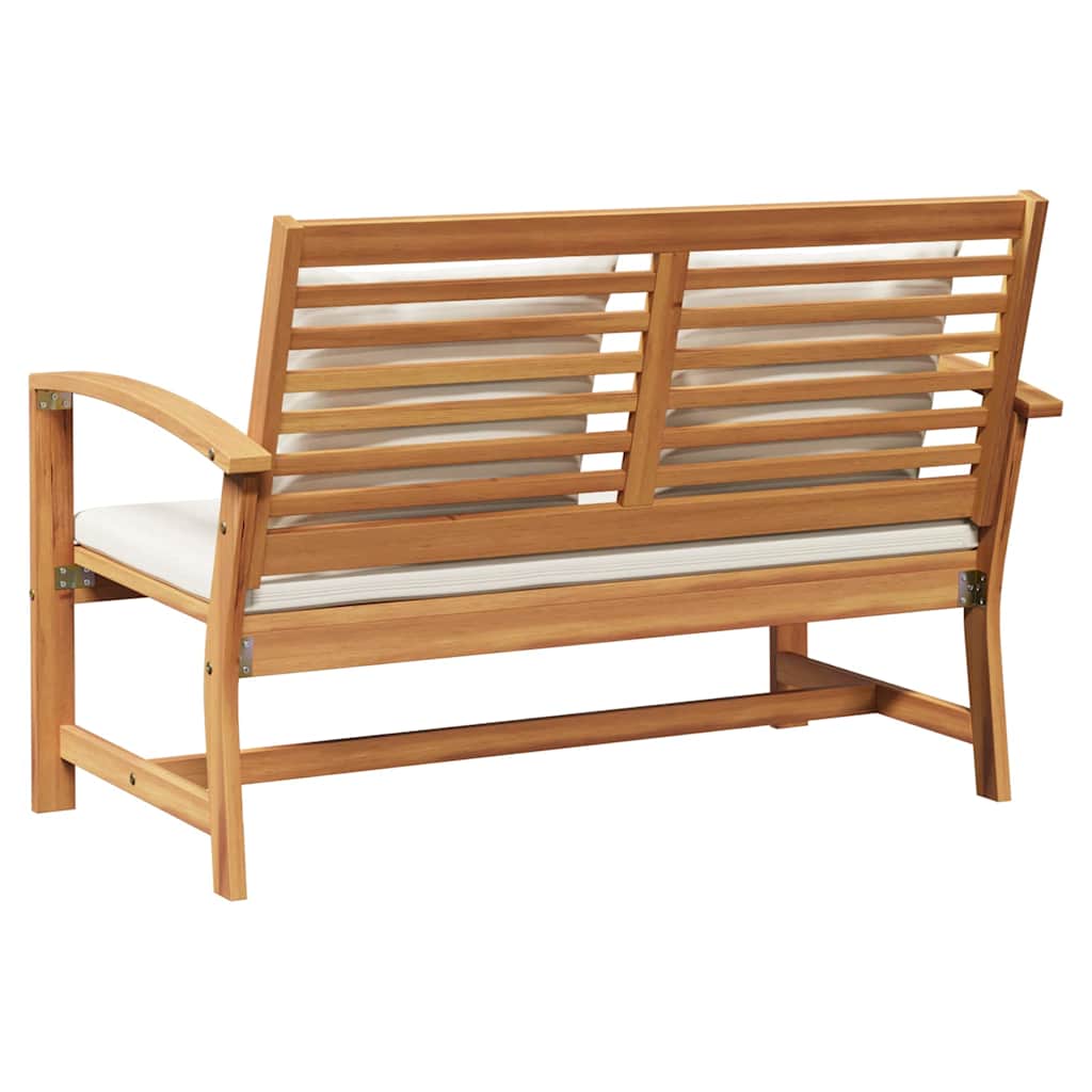 Gartenbank Natur 110 x 64 x 76.5 cm Teak-Massivholz