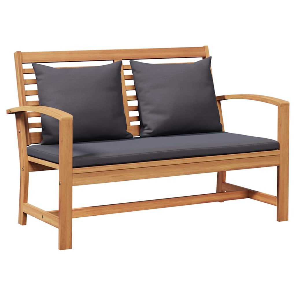 Garten-Sofa-Set Natur Teak-Massivholz