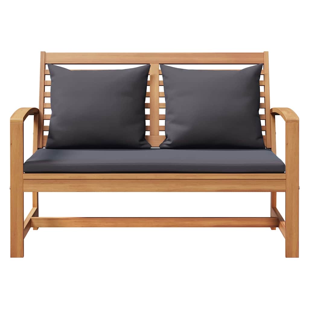 Garten-Sofa-Set Natur Teak-Massivholz