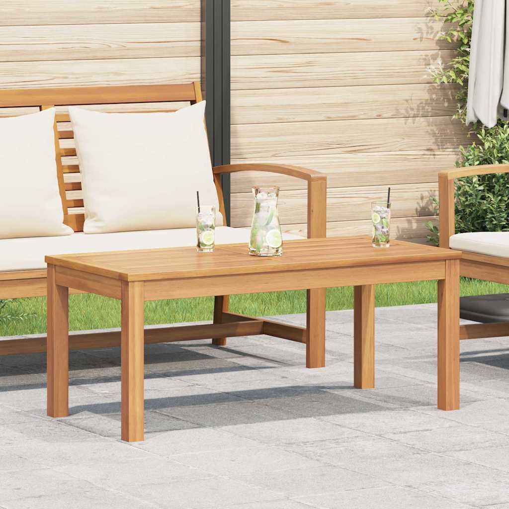 Gartentisch Natur 95 x 45 x 40 cm Teak-Massivholz