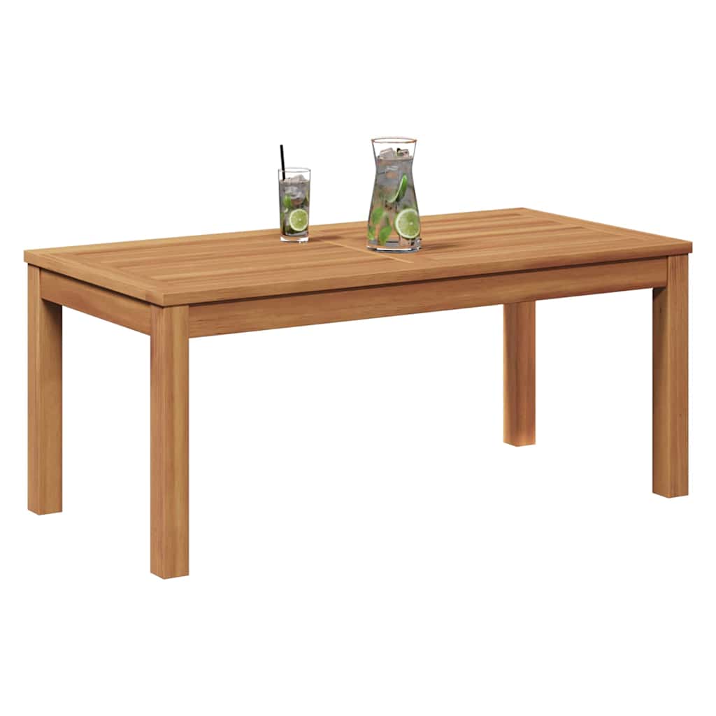 Gartentisch Natur 95 x 45 x 40 cm Teak-Massivholz