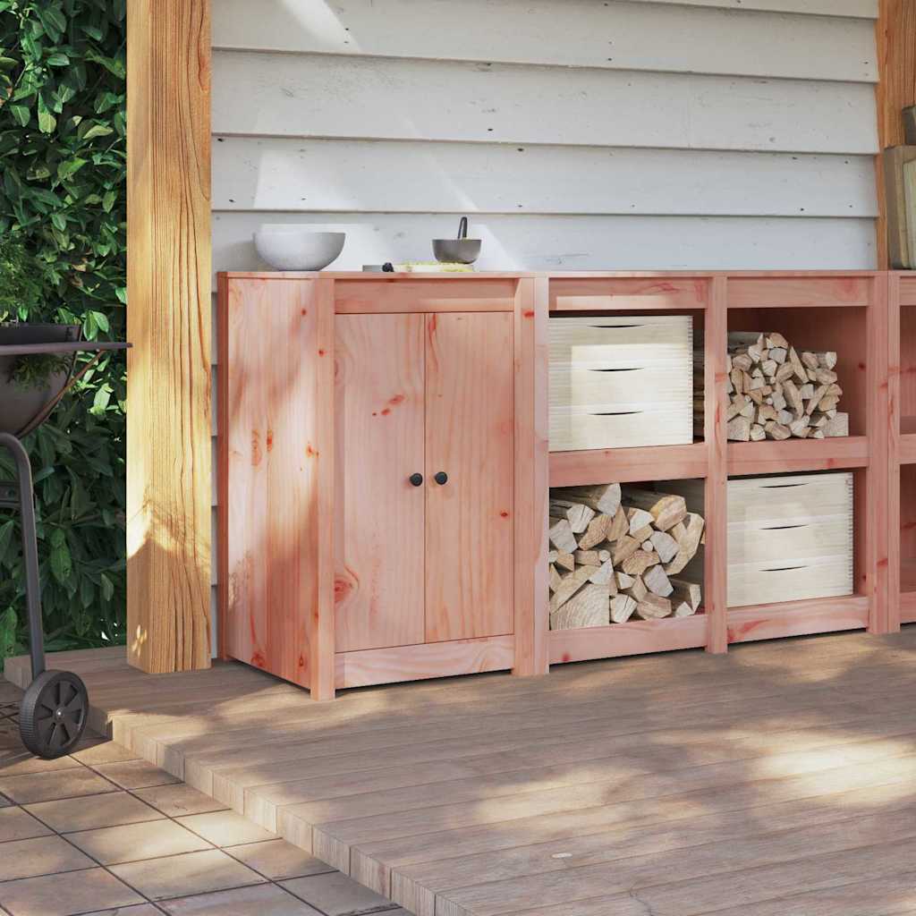 Küchentür mit Tür Braun 50 x 9 x 82 cm Massives Douglasienholz