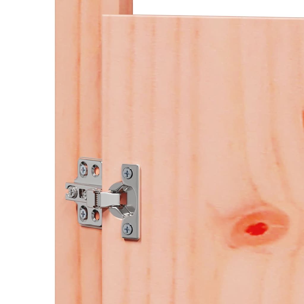 Küchentür 2 pcs Braun 50 x 9 x 82 cm Massives Douglasienholz