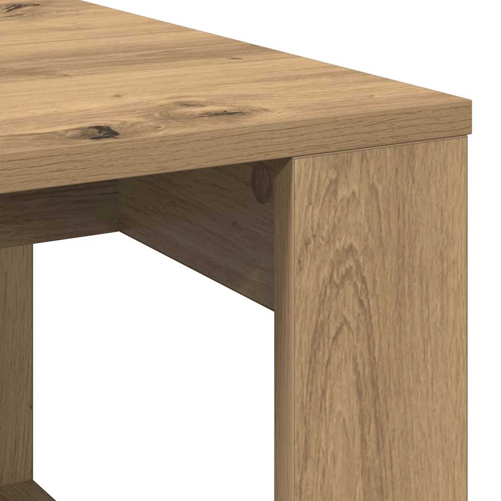 Couchtisch Artisan-Eiche 102x50x35 cm Holzwerkstoff