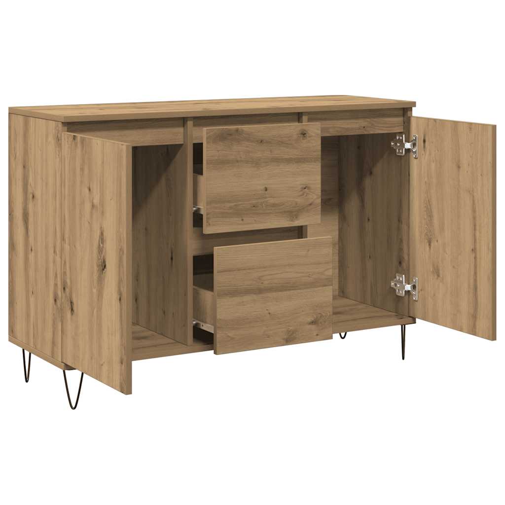 Sideboard Artisan-Eiche 104x35x70 cm Holzwerkstoff
